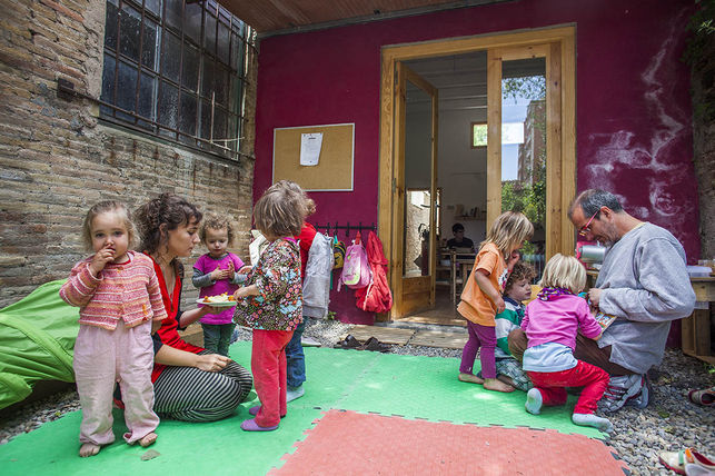 Reportaje sobre educacin libre. Escuela La Xauxa Xica, de Molins de Rei. /CARMEN SECANELLA