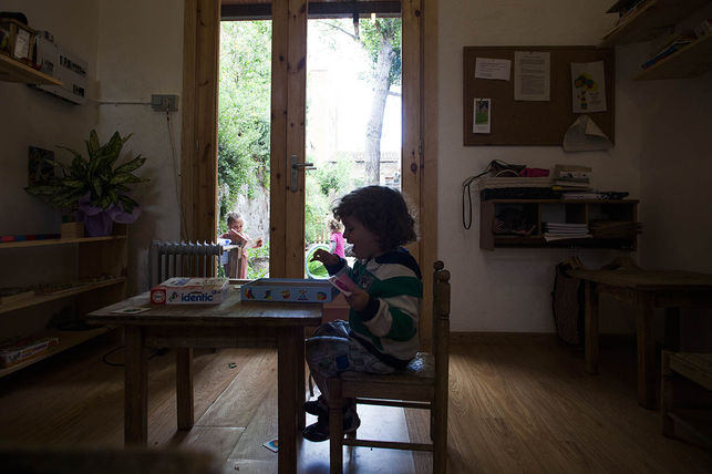 Reportaje sobre educacin libre. Escuela La Xauxa Xica, de Molins de Rei. /CARMEN SECANELLA