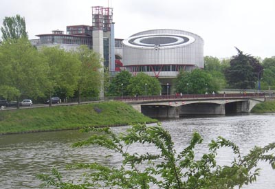 Sede en Estrasburgo del Tribunal Europeo de Derechos Humanos.